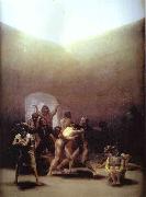 Francisco Jose de Goya Yard of Madhouse oil painting reproduction